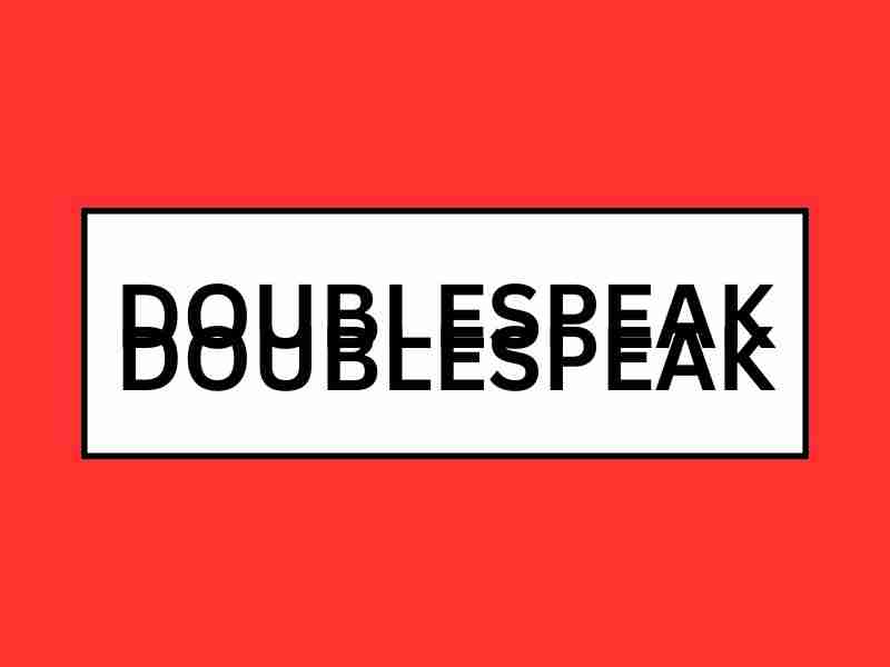 Doublespeak