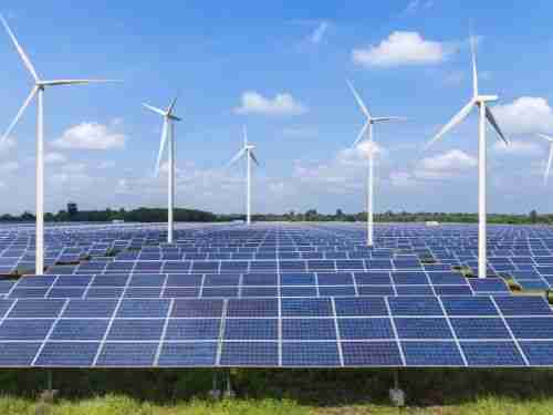 Wind Turbines and Solar Panels